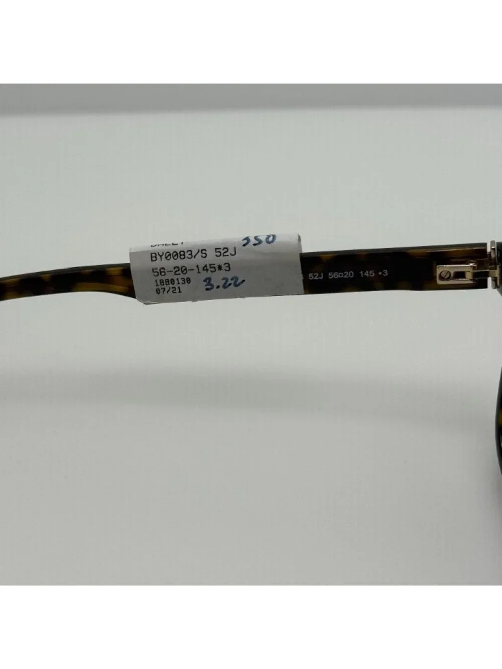 Bally Sunglasses BY0083/S 52J Tortoise Italy 56-20-145